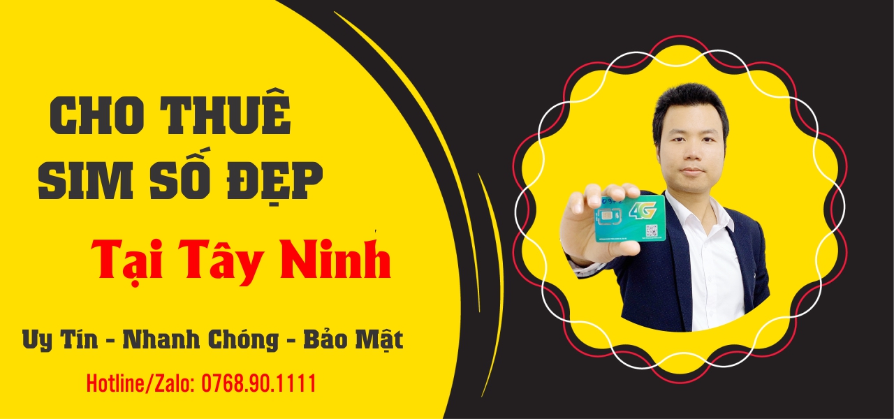 thuê sim số đẹp tại Tây Ninh