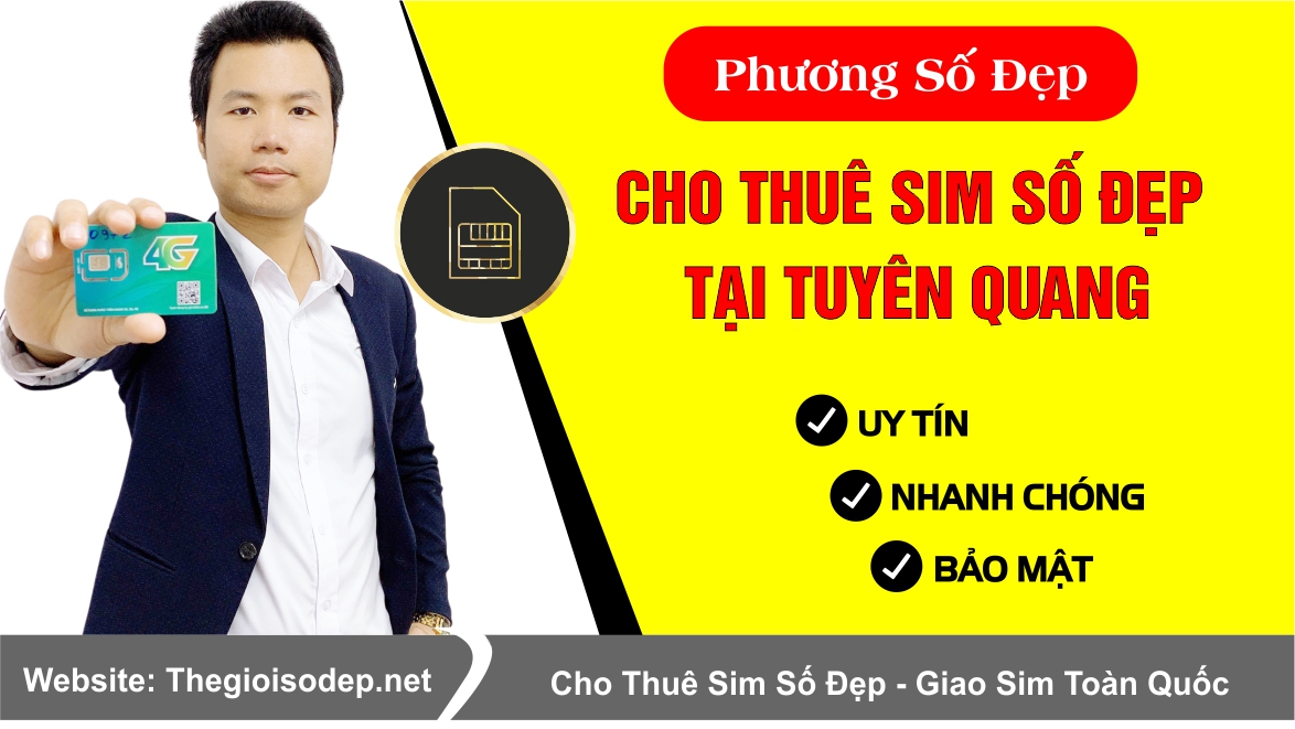 thuê sim số đẹp tại Tuyên Quang